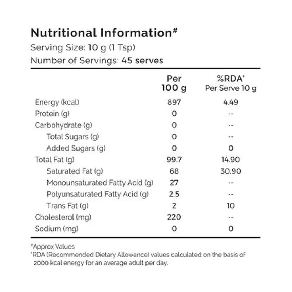 Auric A2 Desi Cow Ghee - Vedic Bilona Method, Traditional Curd Churned, 500 ml Glass Jar-4.webp